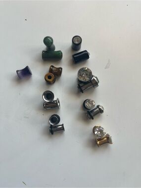 8 pairs Earring Plugs size 2 stretched ears